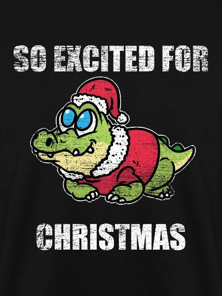 Alligator Weihnachtsmann Weihnachtsgeschenk