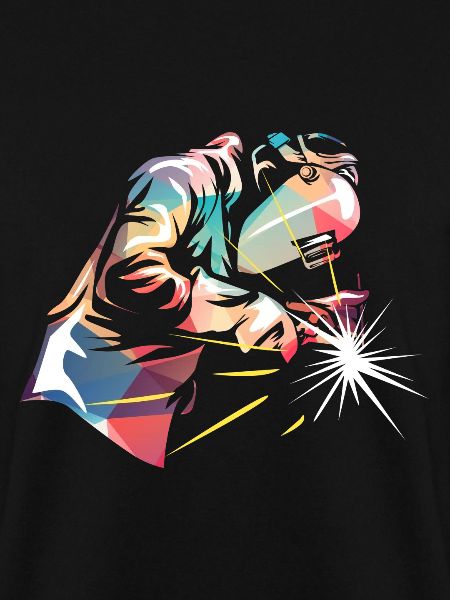 Welder welding