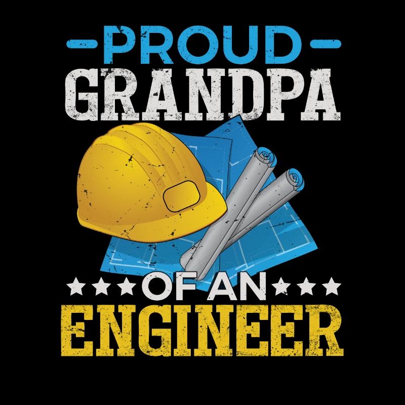 Stolzer Opa eines Ingenieurs