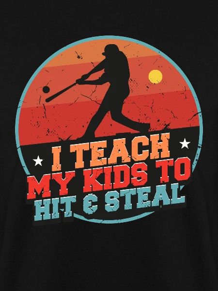 Lustiger Baseball-Papa-Spruch