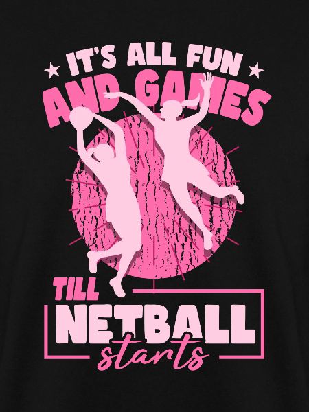 Funny Netball Player