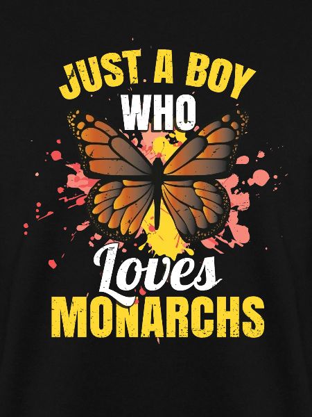 Kinder Monarch Schmetterling