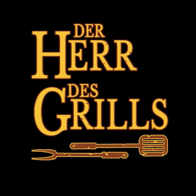 Der Herr des Grills Grillen BBQ Maenner