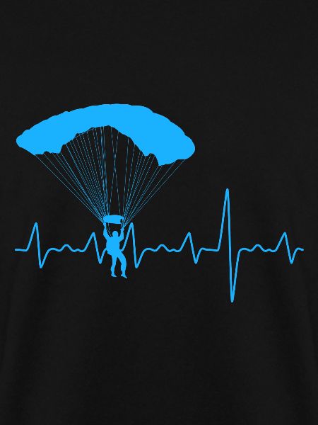 Paragliding heart pulse