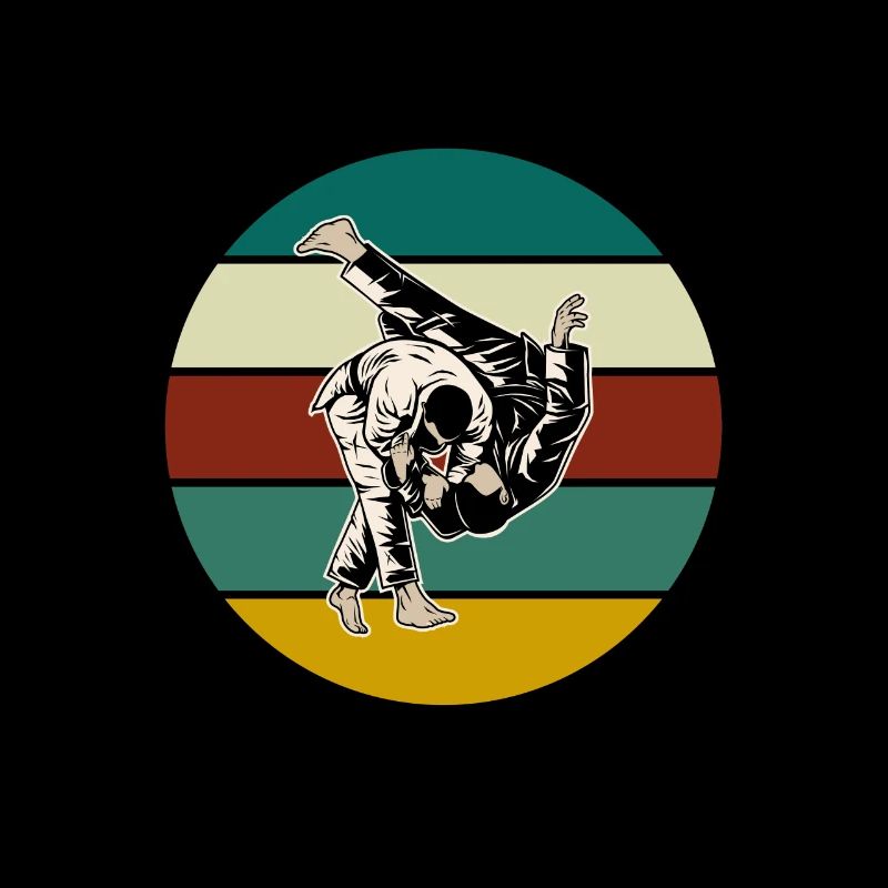 Judo Kämpfer Judoka
