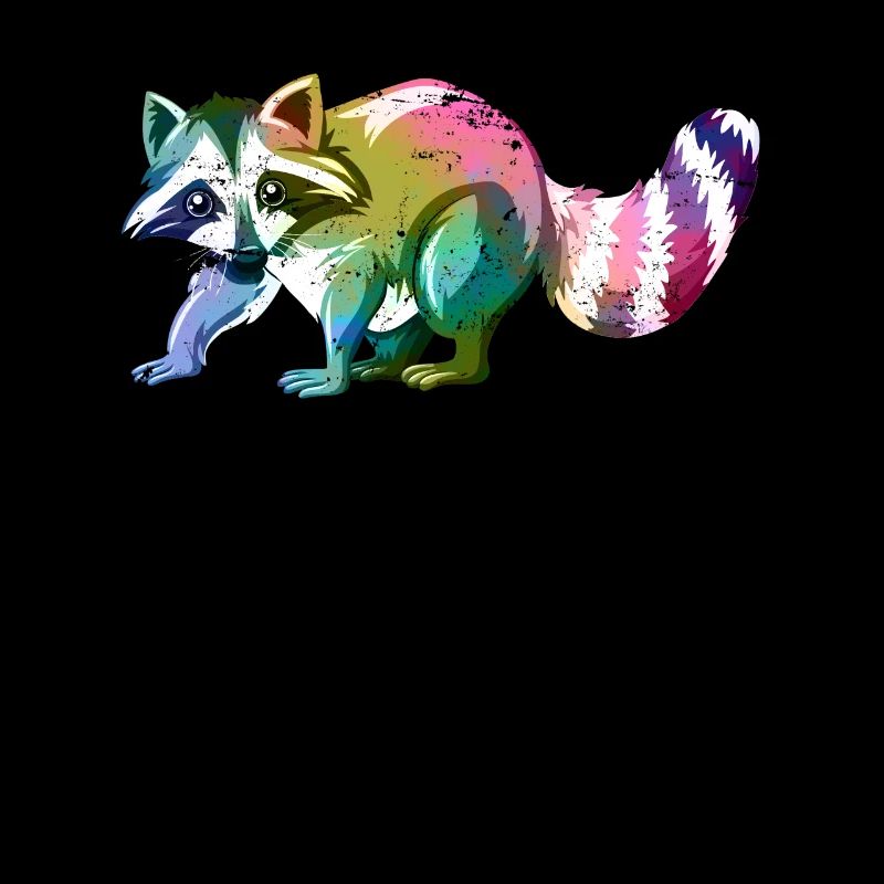 Waschbär Niedliches Tier