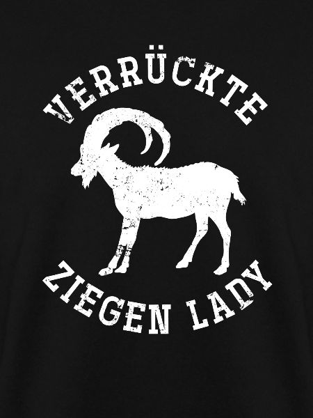 Ziege Frau