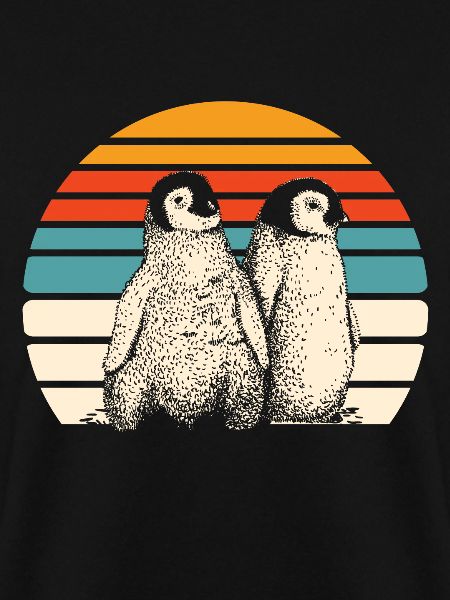 Pinguin Schnee