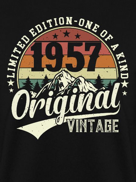 Birthday 1957 Retro Style
