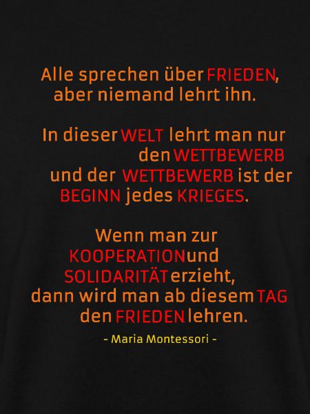 Alle sprechen über Frieden...