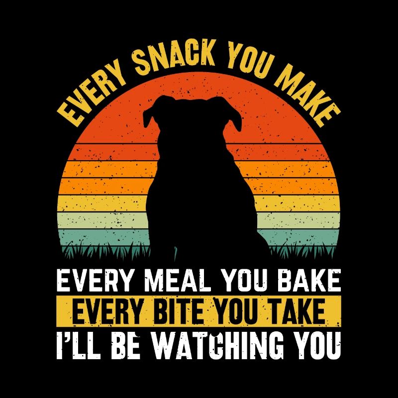 Chiens - Chaque collation que vous préparez, je vous surveillerai !