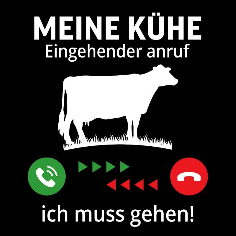 meine kühe eingehender anruf ...ich muss gehen!
