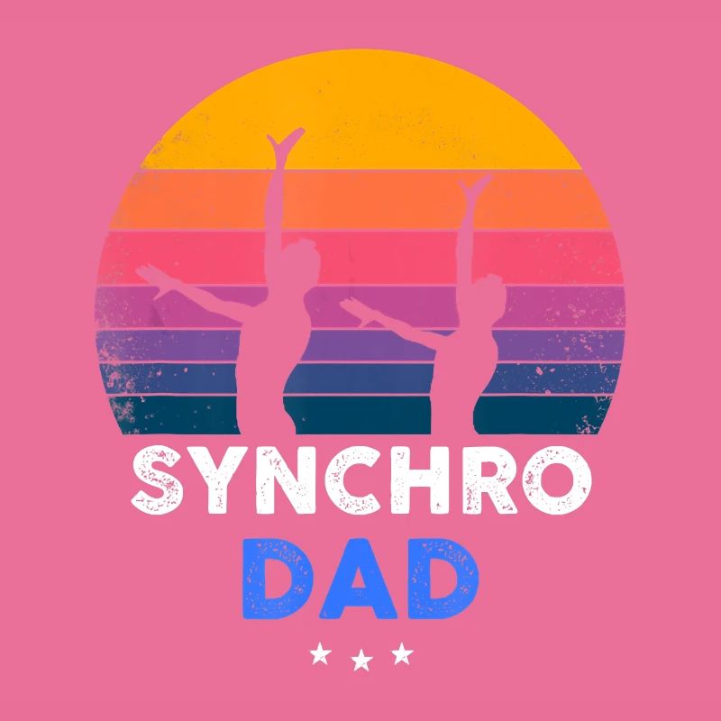Synchronschwimmen Synchro Dad Funny