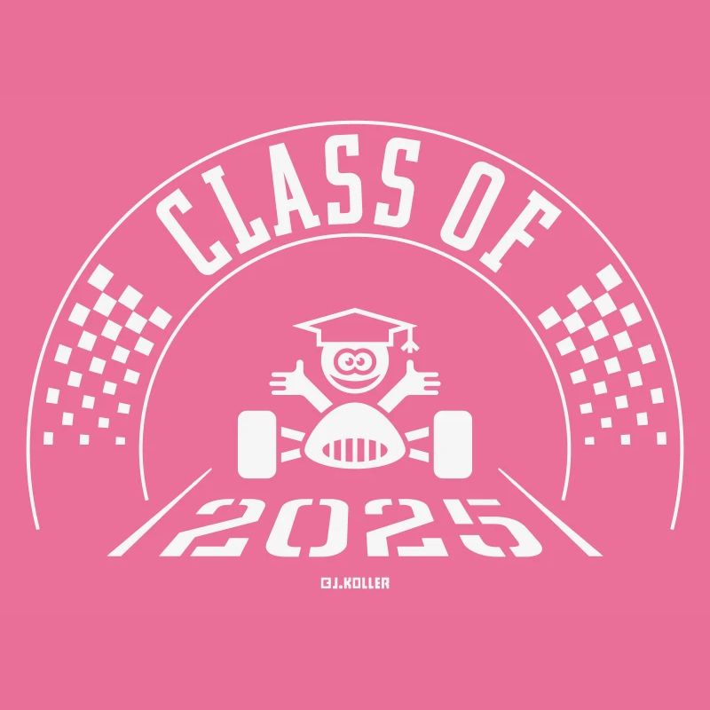 Classe de 2025 (Sortie de l’école / Ligne d’arrivée / Blanc)
