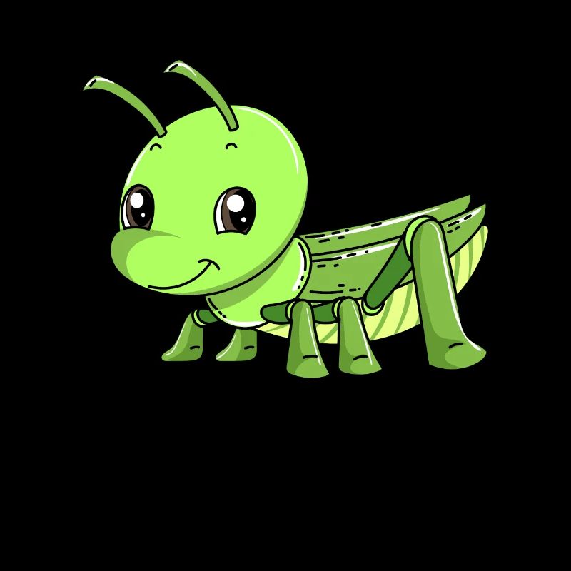 Conception de sauterelle mignonne pour une sauterelle