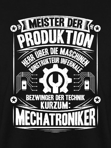 Mechatroniker Mechatronik Mechatronics Engineer