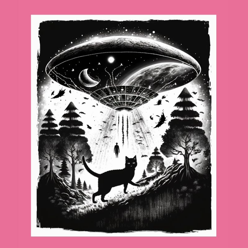 Chaton de chat Space Alien Planet Astronaute