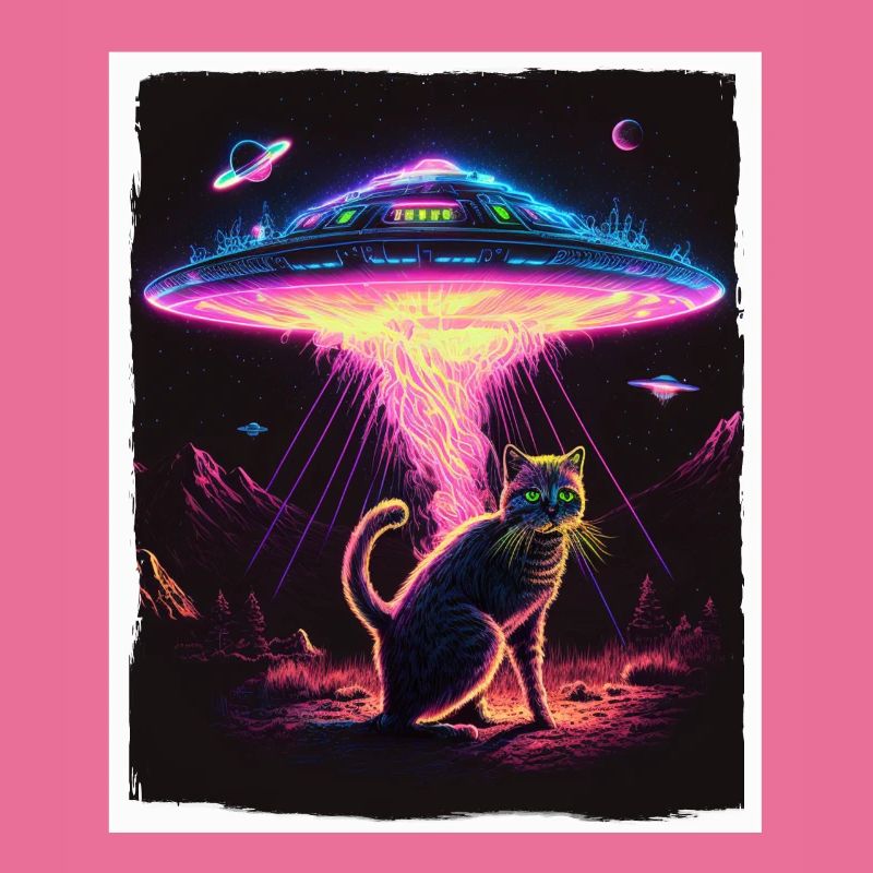 Chaton de chat Space Alien Planet Astronaute