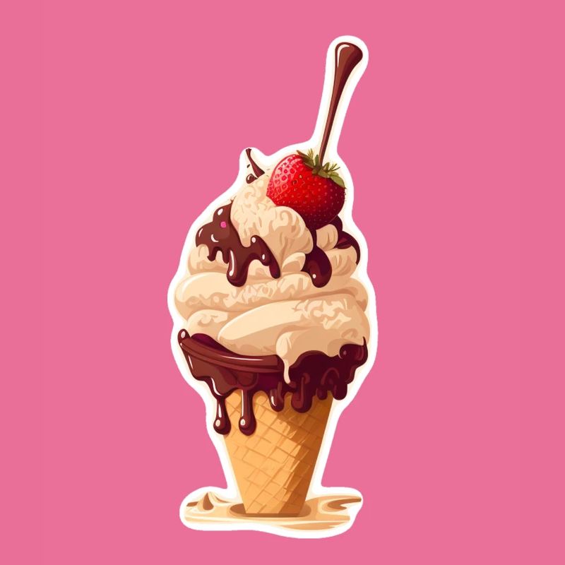 Eis Eiscreme Soft Eis Ich bin wegen dem Eis hier