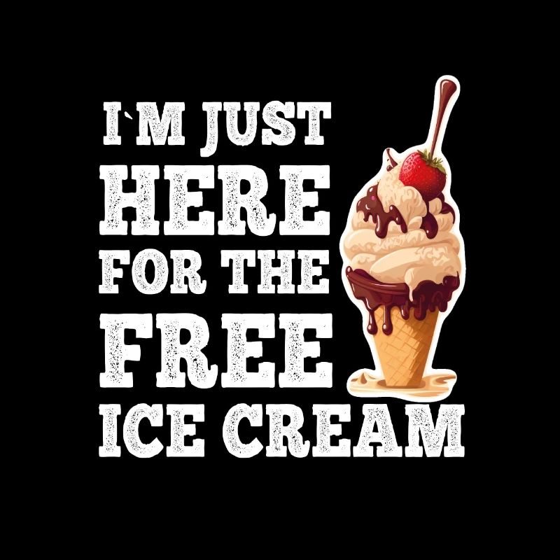 Eis Eiscreme Soft Eis Ich bin wegen dem Eis hier