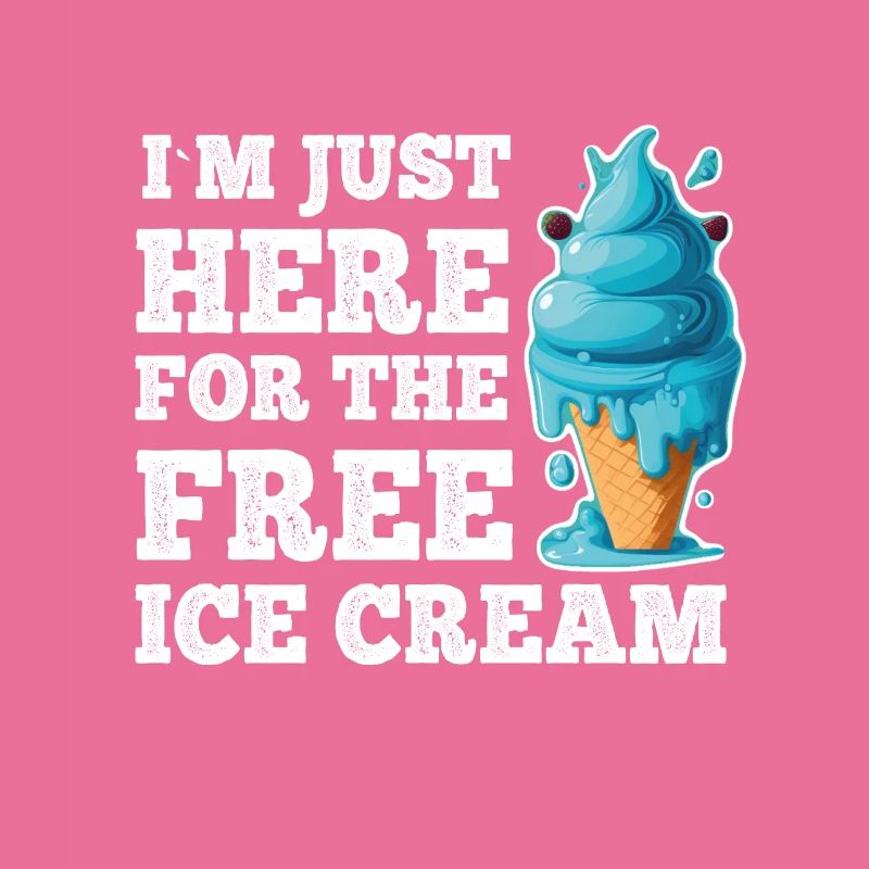 Eis Eiscreme Soft Eis Ich bin wegen dem Eis hier