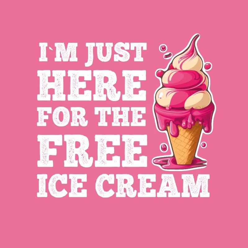 Eis Eiscreme Soft Eis Ich bin wegen dem Eis hier