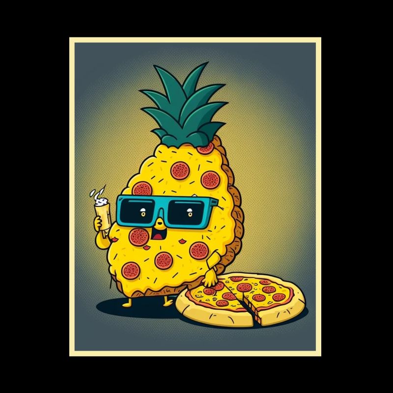 Pizza Ananas Hawaii Restauration rapide d’été Tomates