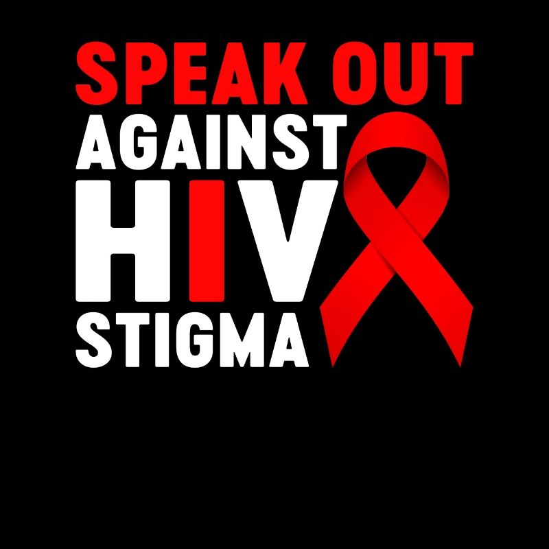 Dénoncer la stigmatisation du VIH Ruban rouge VIH