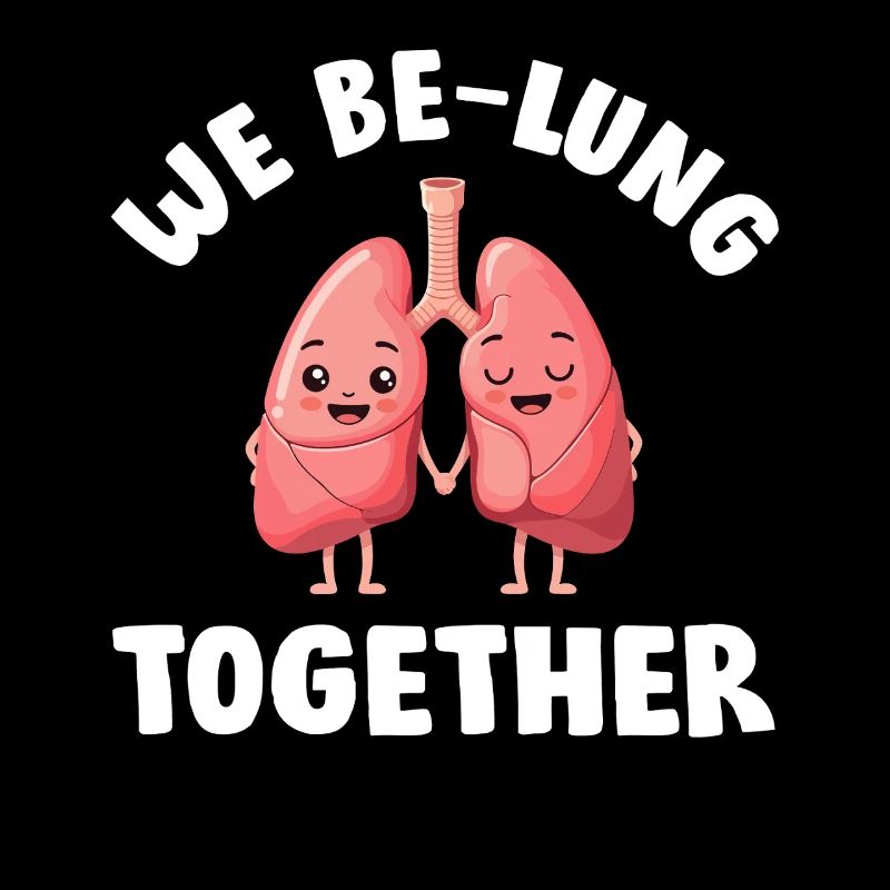 We Be Lung Together Funny Respiratory Therapist