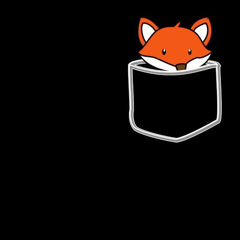 Fox Pocket - sac, renard, cadeau
