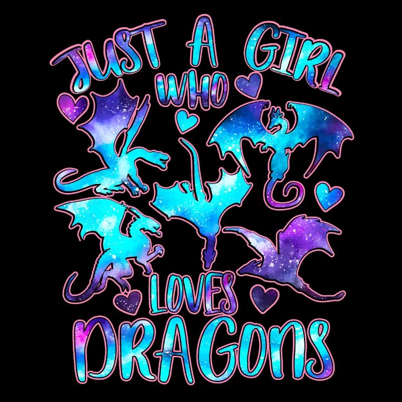Nur ein Mädchen, das Drachen liebt