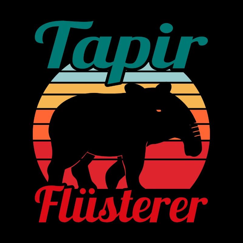 Tapir Säugetier Niedliche Geschenkidee