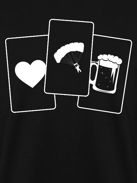 Herz - Bier - Gleitschirmfliegen -