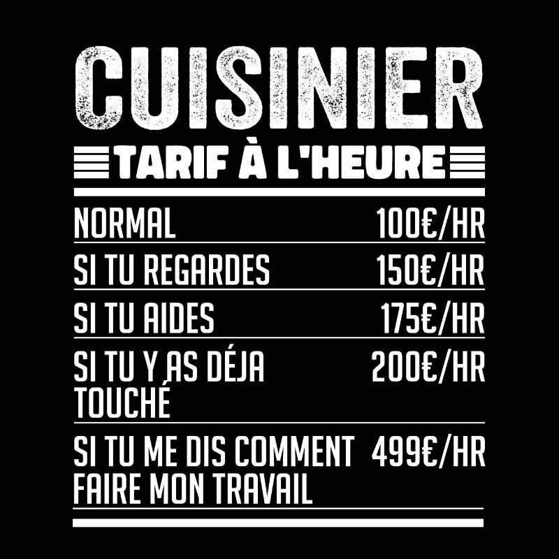 Cuisinier Idée Cadeau Humour pour Cuisinier