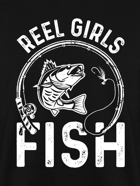 Reel Mädchen fischen