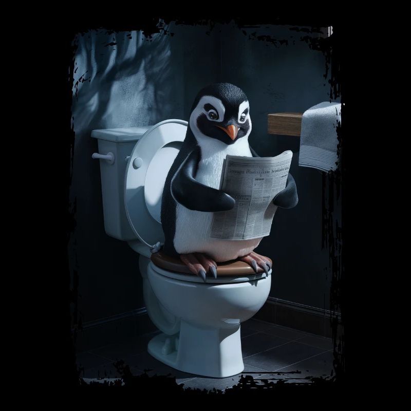 Pinguin-ToiletteGeschenk