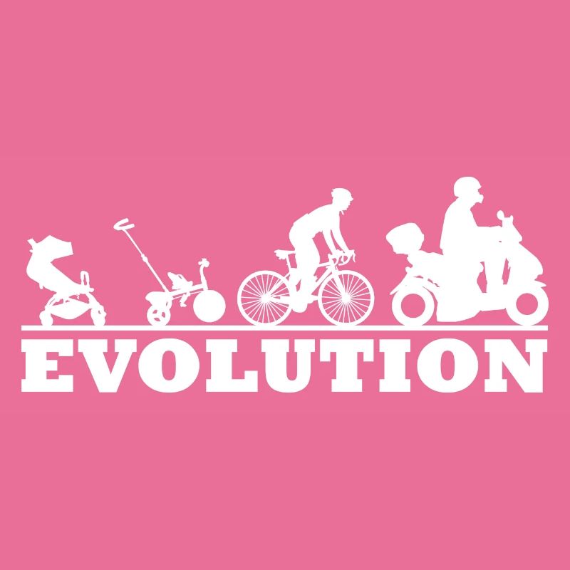 Motorroller Rollerfahrer - Evolution