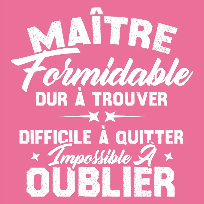 Maître Formidable Idée Cadeau Maître D'école