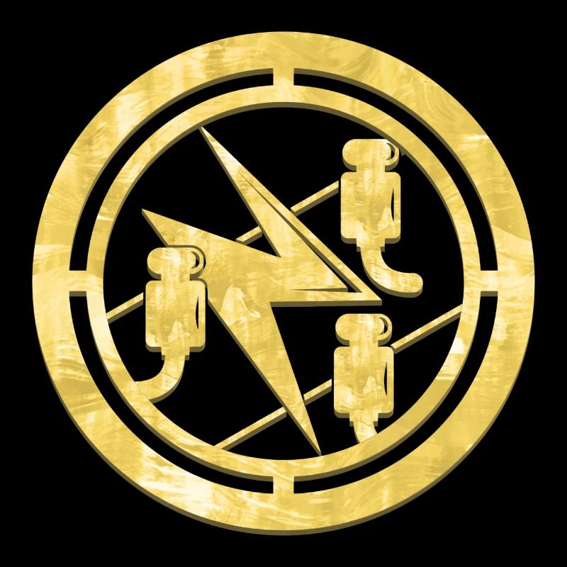 Armoiries de la Guilde des électriciens Logo Or