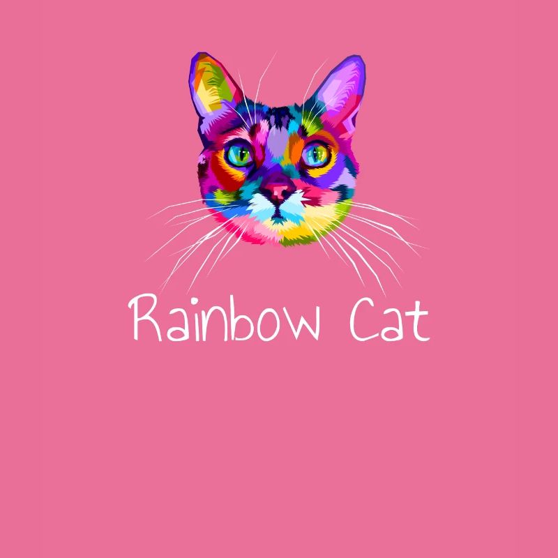 Regenbogen Katze