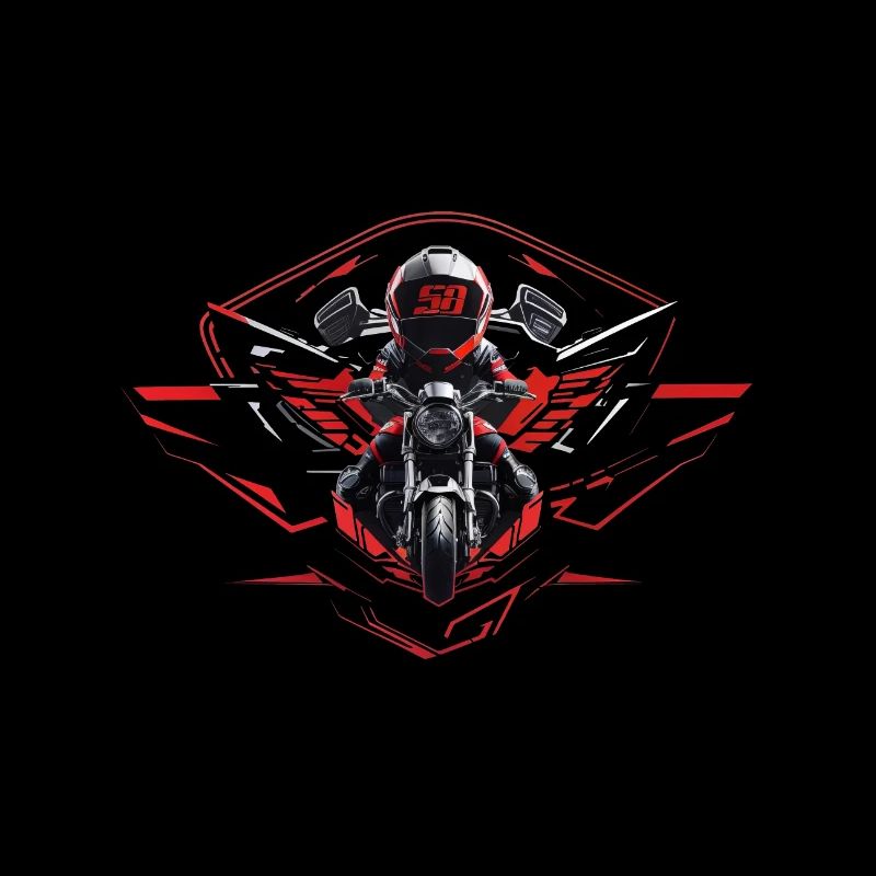 Motards – à plein régime dans le style de la course