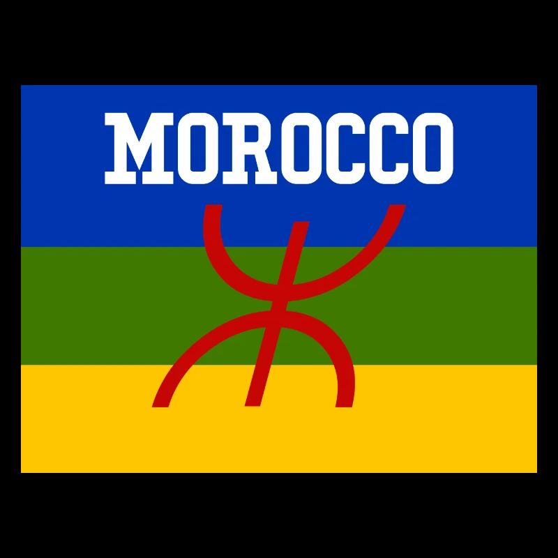 Amazigh Flag Morocco