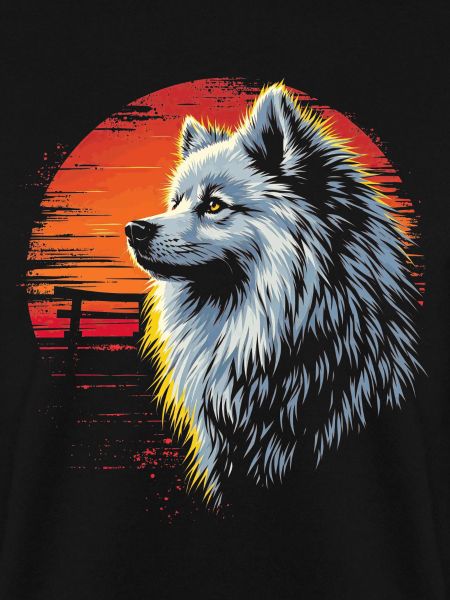 Samoyed Dog Retro