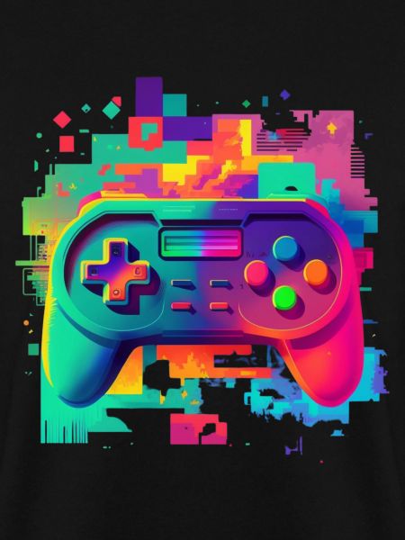 Retro bunte Konsole