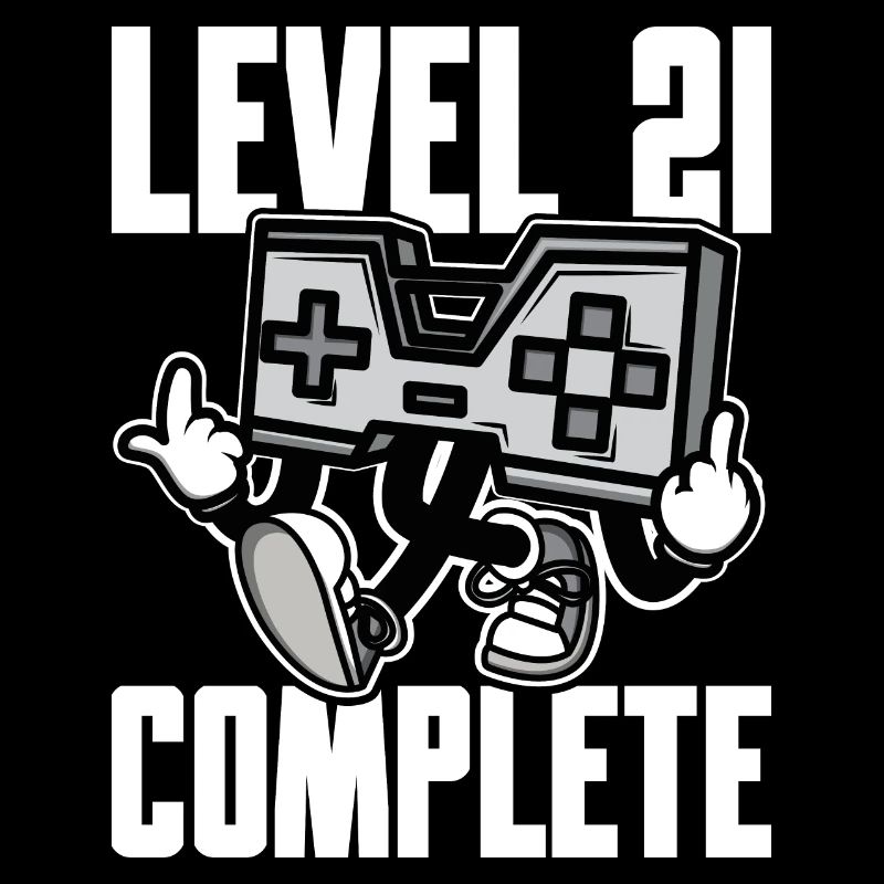 Niveau 21 Cadeau d’anniversaire complet 21 ans