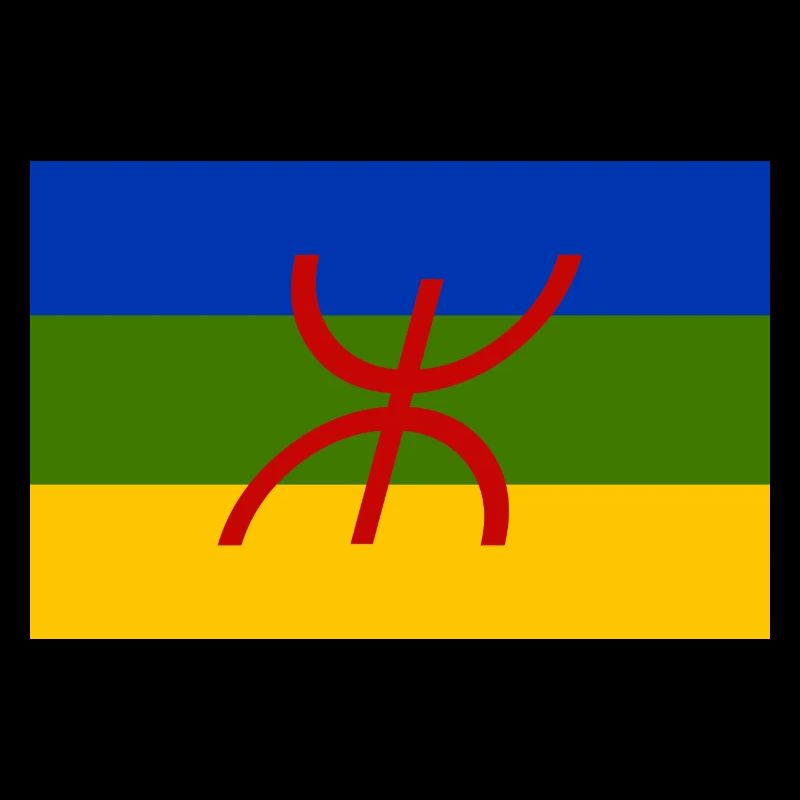 Berberflagge Nordafrikas