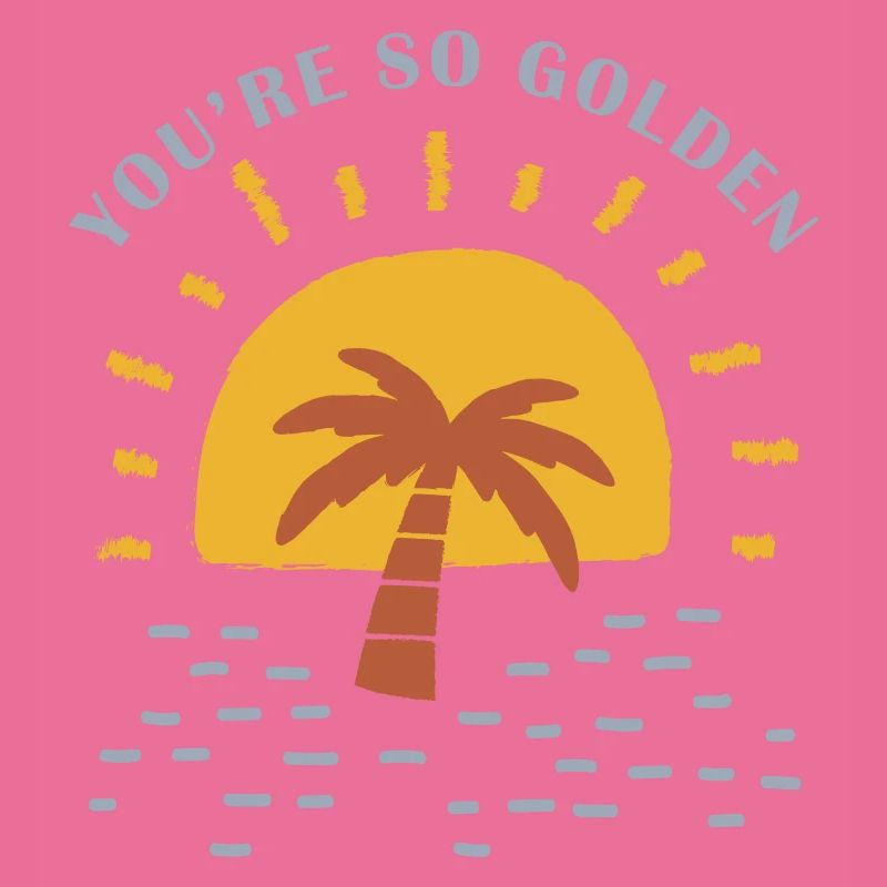 Tu es tellement doré - graphique du désert de soleil
