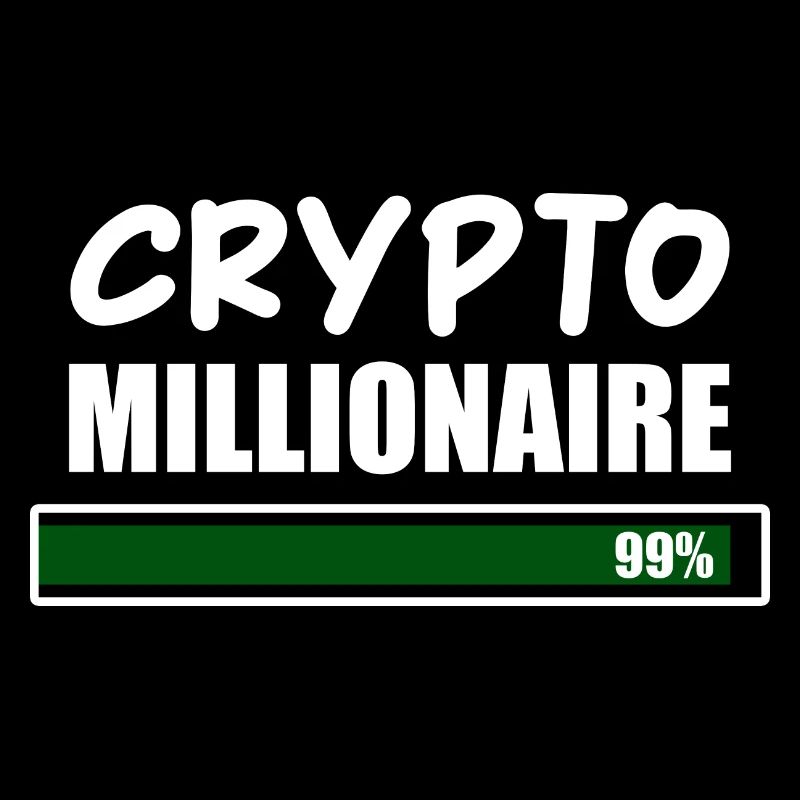 Crypto Millionaire Loading Shirt Funny Bitcoin Eth