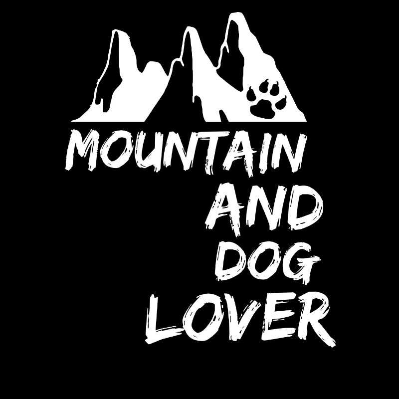 Regalo per amanti della montagna e dei cani