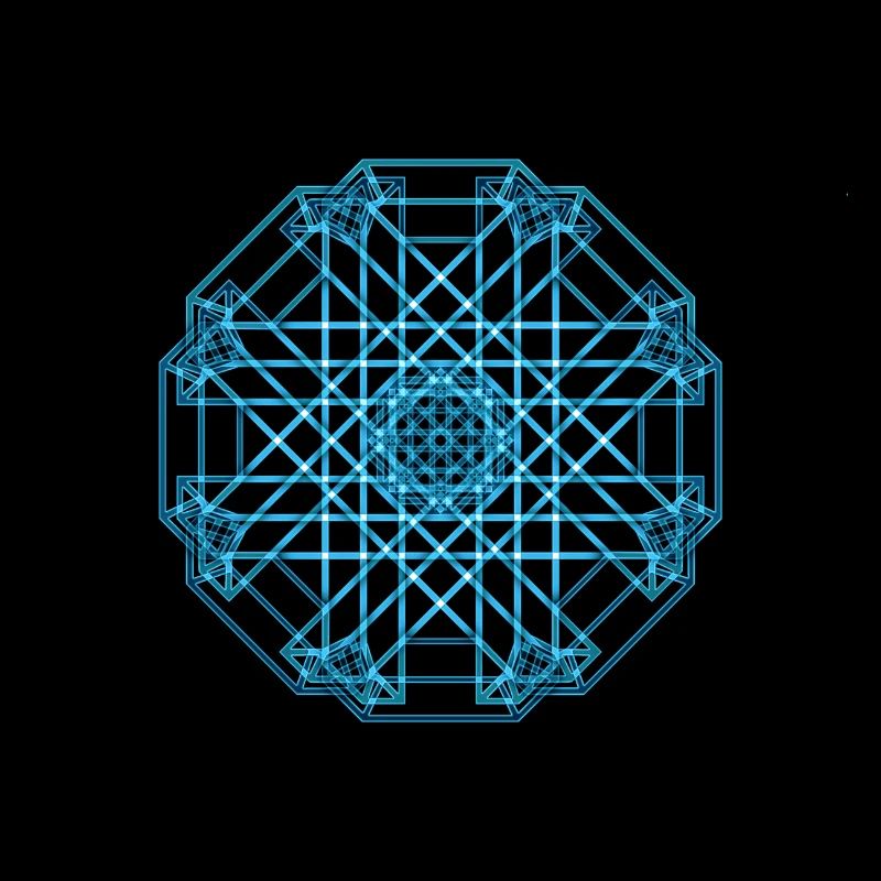 Keltisches Blaues Mandala